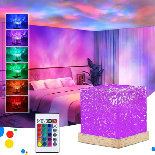 LED Ocean Wave Projector Table Lamp